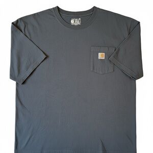 Carhartt Blue Short Sleeve Tee Classic Crew Neck Large